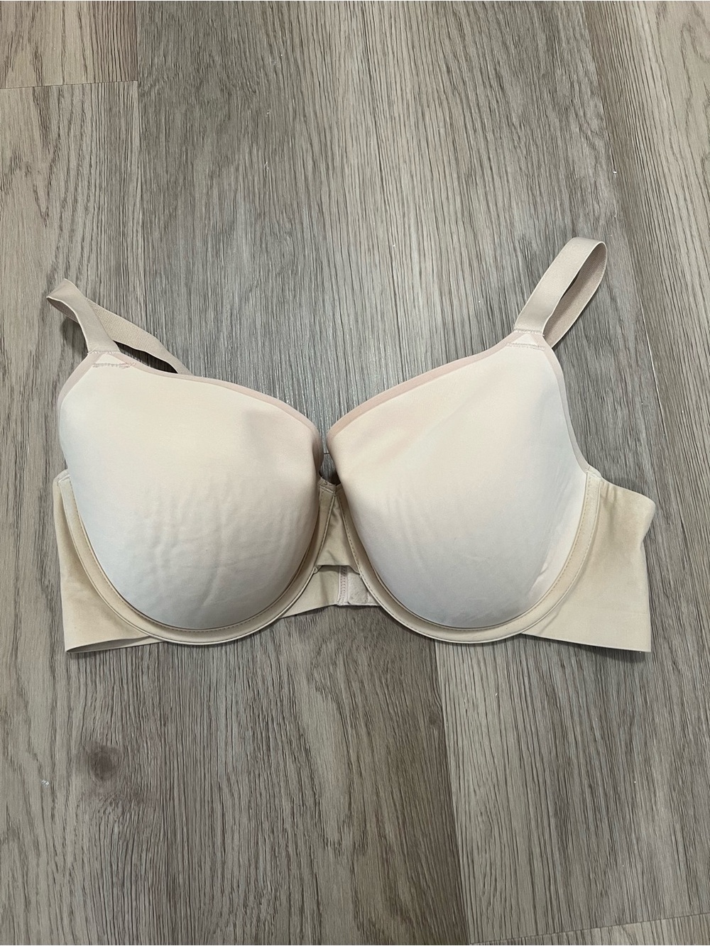 Wacoal At Ease Seamless Underwire T-Shirt Bra 38DD Sand Nude 853308